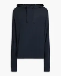 Rag & Bone Flame slub cotton-jersey hoodie - Blue Blue