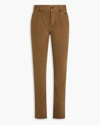 James Perse Cotton-blend drill pants - Brown Brown