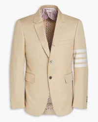 Thom Browne Striped cotton-twill blazer - Neutral Neutral