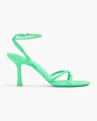 Alexander Wang Dahlia 85 embellished neoprene sandals - Green Green