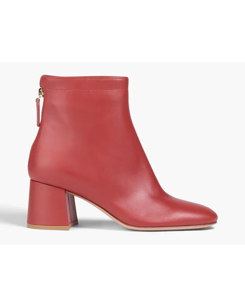 Hyder 60 leather ankle boots - Red