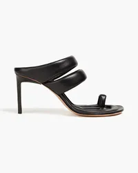 Jacquemus Les Sandales Cassis leather sandals - Black Black