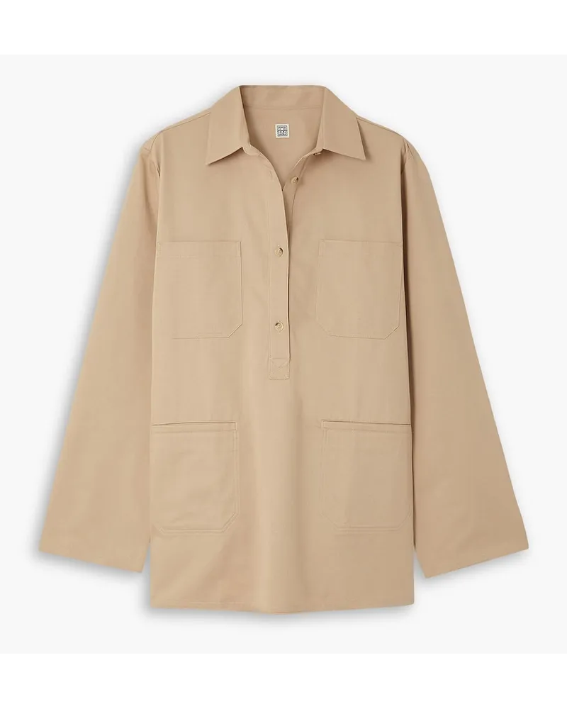 Totême Cotton-twill shirt - Neutral Neutral