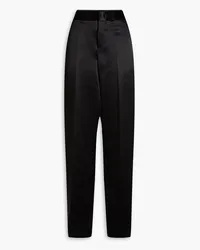 Jil Sander Satin tapered pants - Black Black