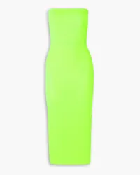 Alex Perry Callan strapless crepe midi dress - Green Green