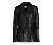 Stovset leather blazer - Black