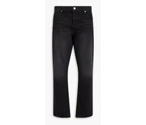 Le Slouch high-rise straight-leg jeans - Black