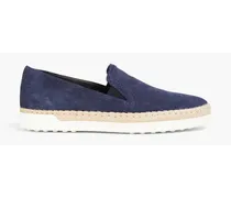 TOD'S Suede slip-on sneakers - Blue Blue