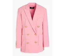 Balmain Double-breasted crepe blazer - Pink Pink