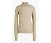 Cashmere turtleneck sweater - Neutral