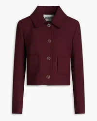 Claudie Pierlot Crepe jacket - Burgundy Burgundy