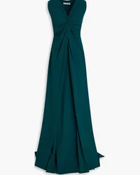 Chiara Boni Opera twist-front jersey maxi dress - Green Green