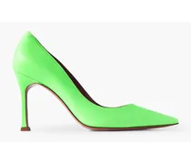 Sharon neon leather pumps - Green