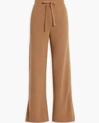 Nanushka Oni ribbed-knit straight-leg pants - Brown Brown