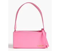 Le rectangle leather shoulder bag - Pink