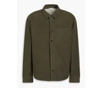 Cotton-corduroy overshirt - Green