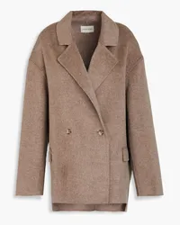 Loulou Studio Lina oversized brushed wool and cashmere-blend felt blazer - Neutral Neutral