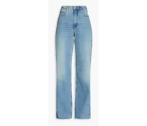 Le High N Tight faded high-rise wide-leg jeans - Blue
