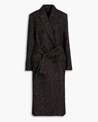 Joseph Colou bouclé-tweed wool-blend coat - Black Black