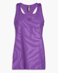 adidas Printed stretch-jersey tank - Purple Purple