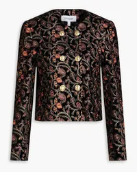 Derek Lam Embroidered velvet jacket - Black Black