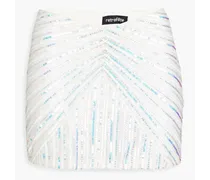 Matis embellished tulle mini skirt - White