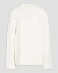 Loulou Studio Satin-twill shirt - White White