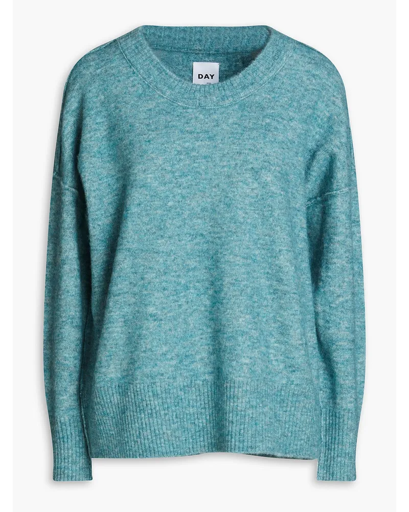 Day Birger et Mikkelsen Mélange knitted sweater - Blue Blue
