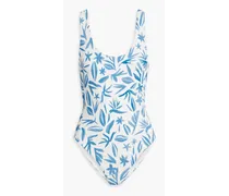Rachel printed swimsuit - Blue
