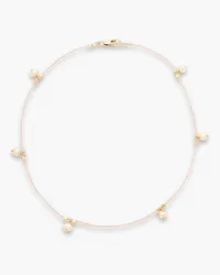 Zimmermann Gold-tone pearl wrap bracelet - Metallic Metallic