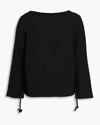 Emporio Armani Crepe top - Black Black