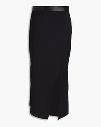 Helmut Lang Woven midi skirt - Black Black