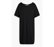 Stretch-knit mini dress - Black