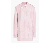 Passio gingham jacquard shirt - Pink