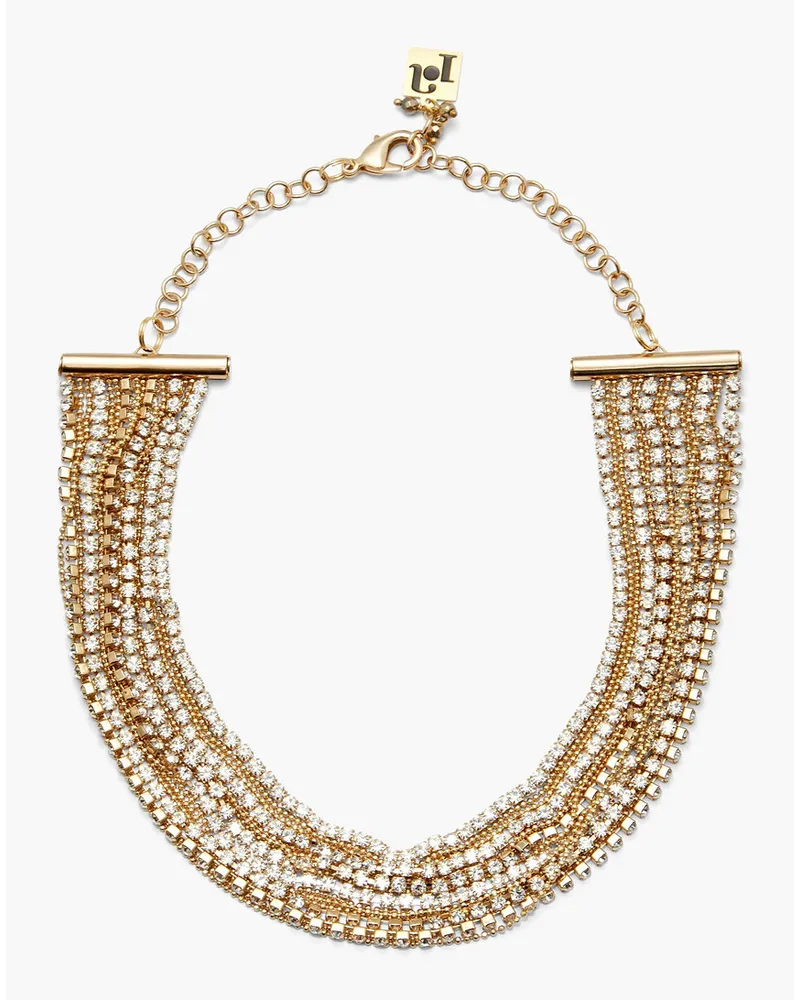 Rosantica Gold-tone crystal necklace - Metallic Metallic