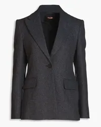 Maje Wool-blend blazer - Gray Gray