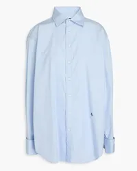 Rag & Bone Diana cotton-poplin shirt - Blue Blue