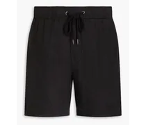 Linen shorts - Black