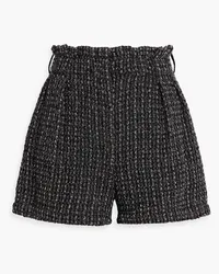 IRO Kale metallic bouclé-knit shorts - Gray Gray