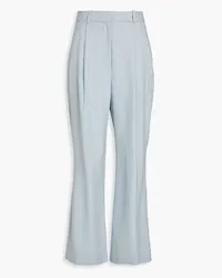 Loulou Studio Solo wool-blend twill wide-leg pants - Blue Blue