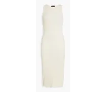 Kishi ribbed-knit dress - White