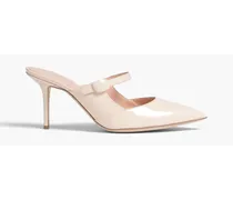 Tosca patent-leather mules - Pink