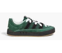 Adimatic YNuK striped suede sneakers - Green