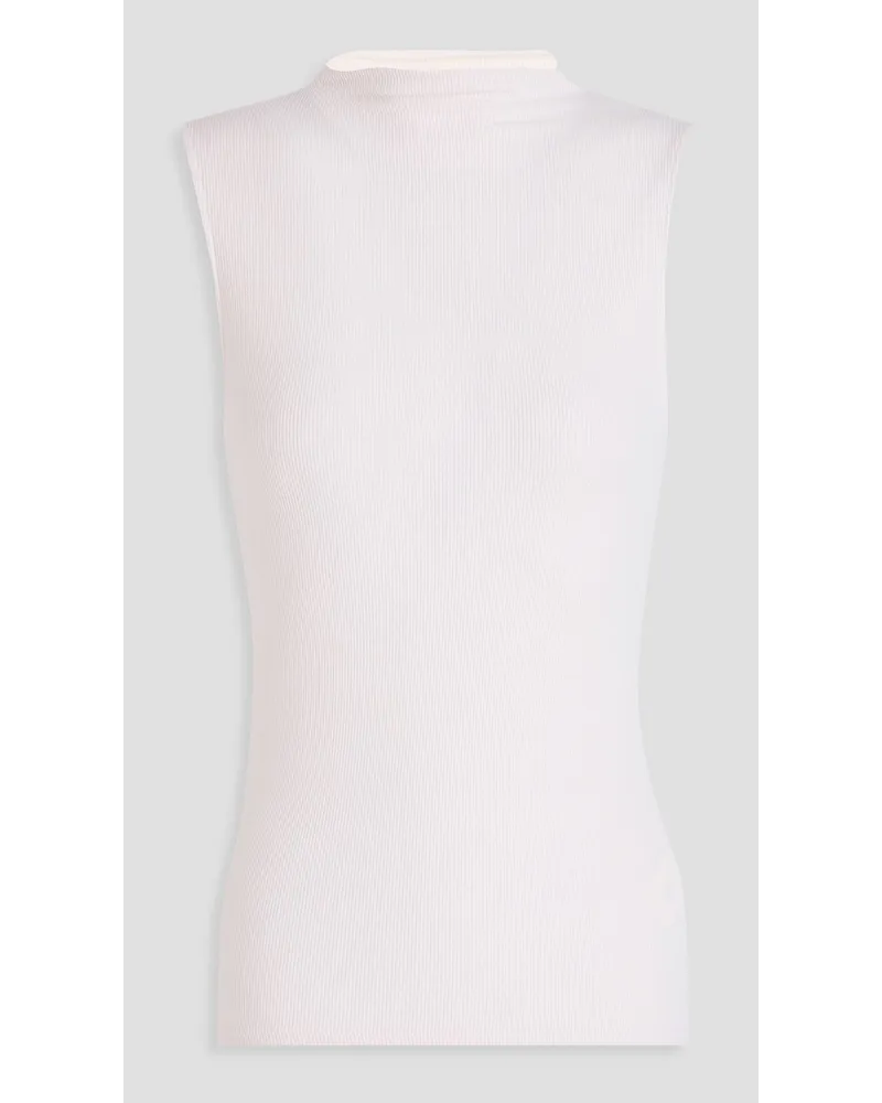 Enza Costa Ribbed-jersey top - White White