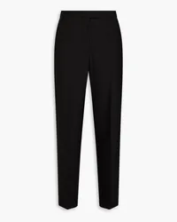 Another Tomorrow Wool tapered pants - Black Black