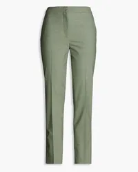 Claudie Pierlot Twill tapered pants - Green Green