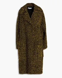 Victoria Beckham Bouclé wool-blend coat - Yellow Yellow