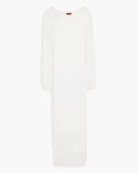 Missoni Crochet-knit cotton midi dress - White White