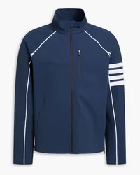 Thom Browne Striped stretch track jacket - Blue Blue