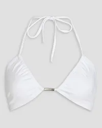 Melissa Odabash Luxor ruched bikini top - White White